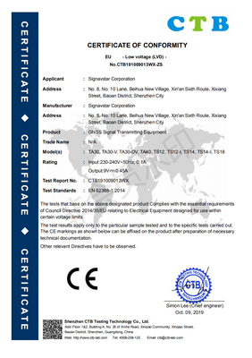 全系列产品CE认证